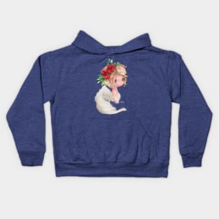 Christmas Yew Angel Kids Hoodie